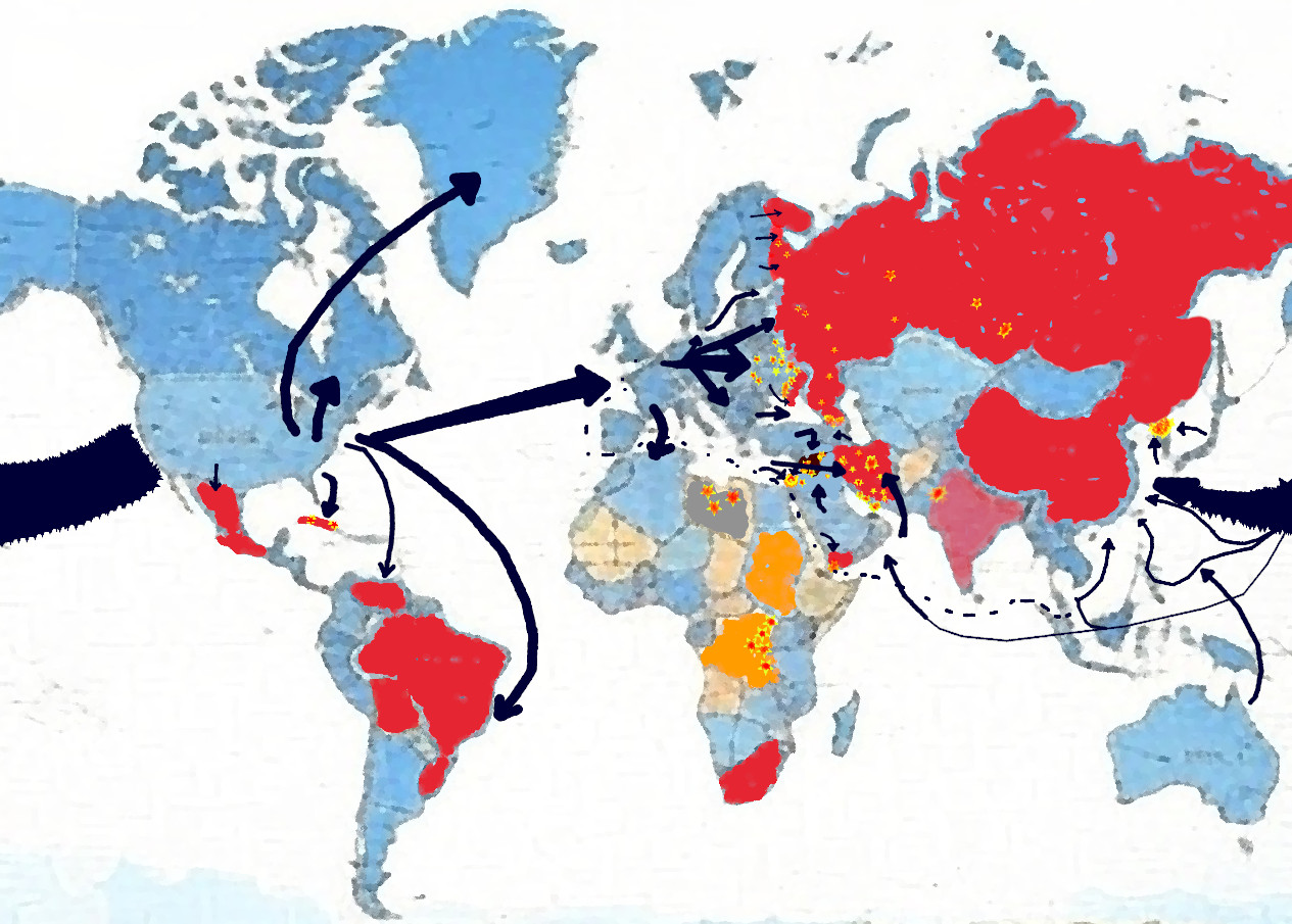 Conflits en Ukraine et au Moyen Orient ( Asie occidentale) : 2 fronts d’une même guerre.