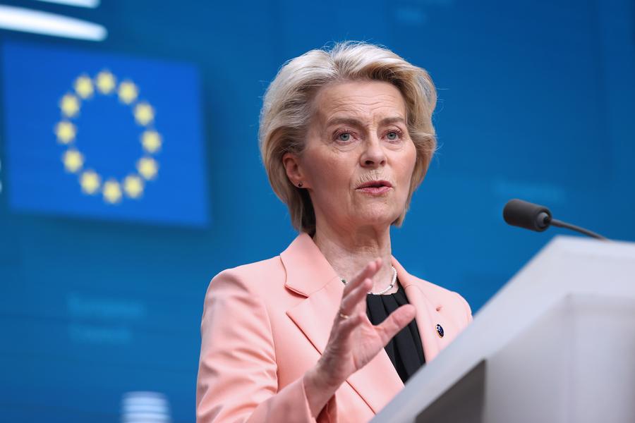 (Multimédia) Von der Leyen va rencontrer Trump pour des négociations commerciales - Xinhua