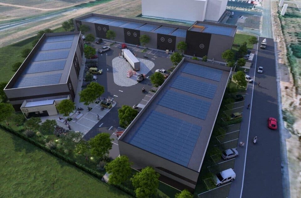 Le bâtiment proposera 16 cellules d’activité, un showroom professionnel et des bureaux en étage.