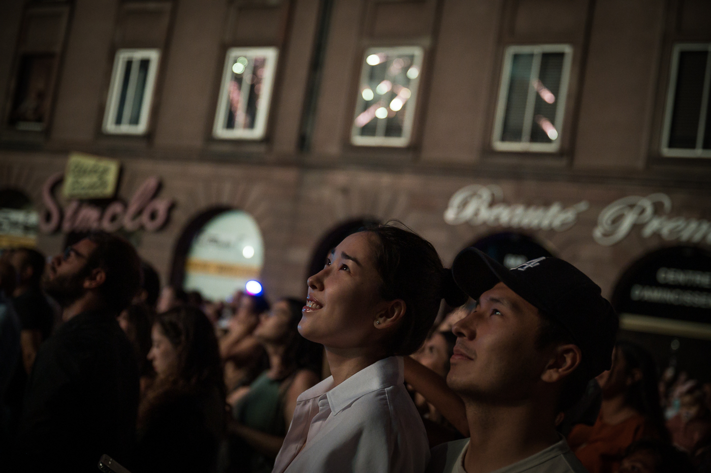Strasbourg été feu d’artifices du 14 juillet