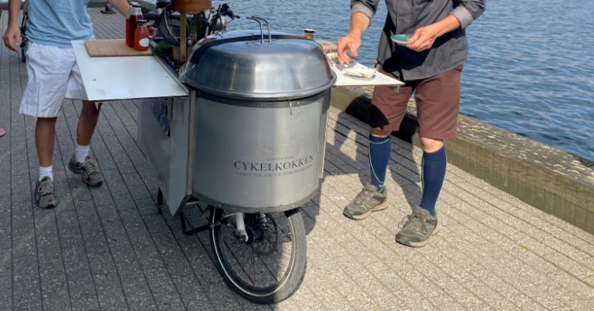 A Copenhague, un chef à vélo fait sortir au grand air la gastronomie locale : Actualités