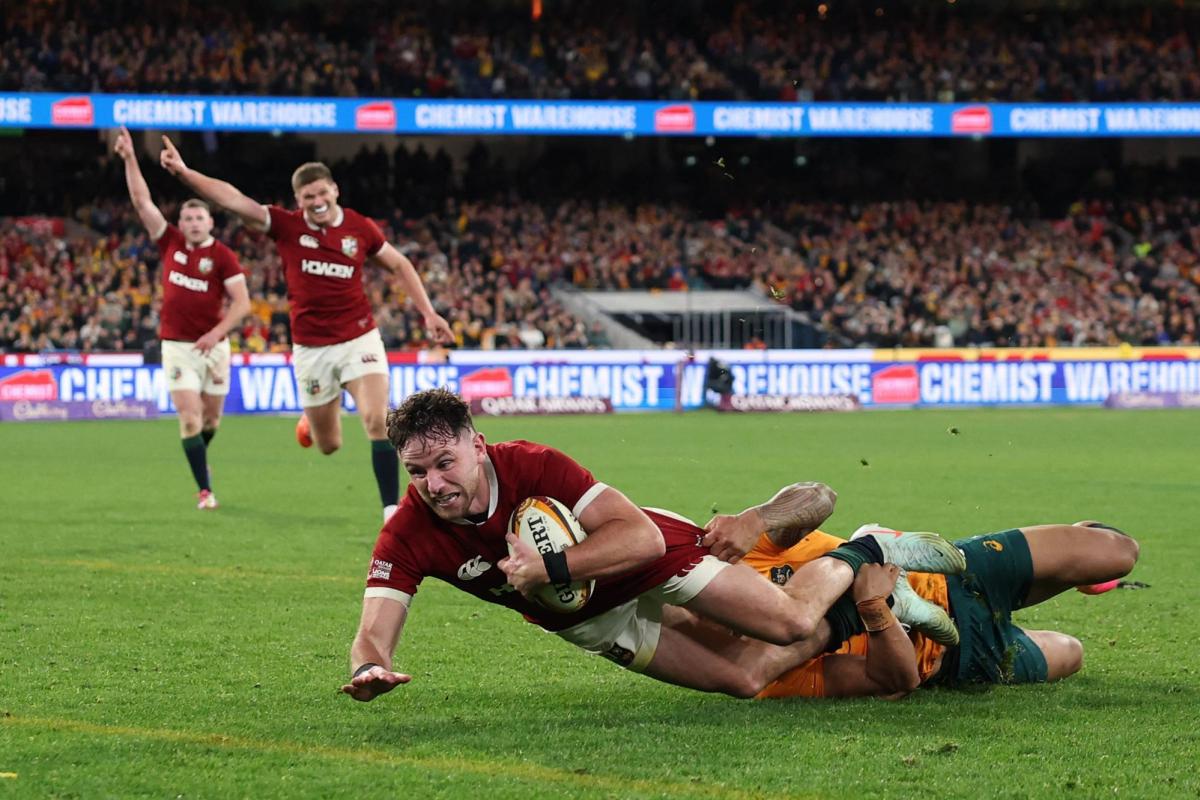 Menés tout au long du match, les Lions britanniques et irlandais arrachent la victoire contre l'Australie à la dernière minute