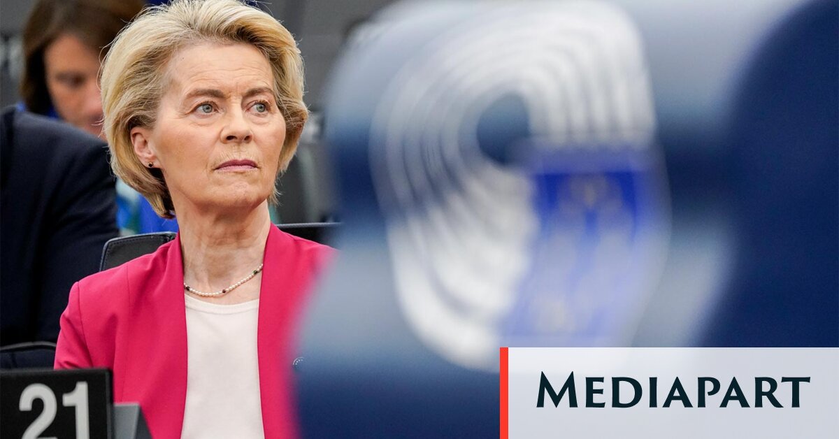 Au Parlement européen, une motion de censure met en lumière l’incurie d’Ursula von der Leyen - Mediapart