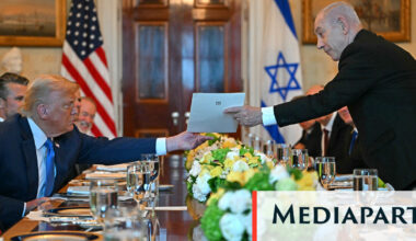 À Washington, Nétanyahou propose à nouveau de vider Gaza des Palestiniens - Mediapart
