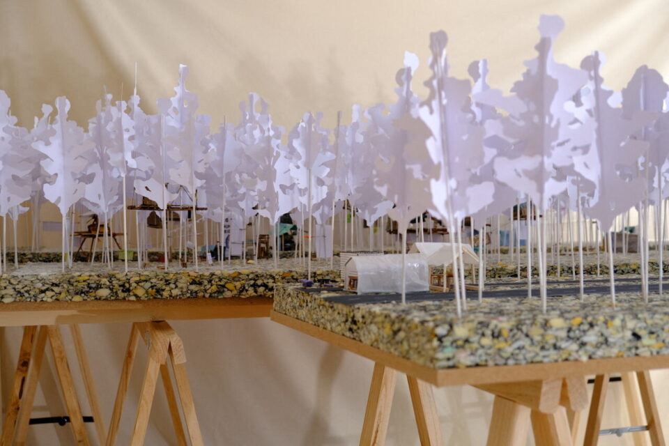 La maquette réalisée pour le film présenté à Venise.