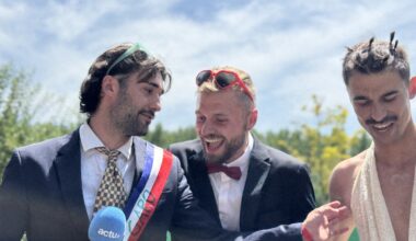 Ils se sont dit "oui" dans un incroyable mariage au milieu des festivaliers à Garorock