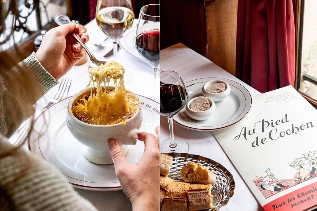 cuisine française Au Pied de Cochon restaurant mythique Paris