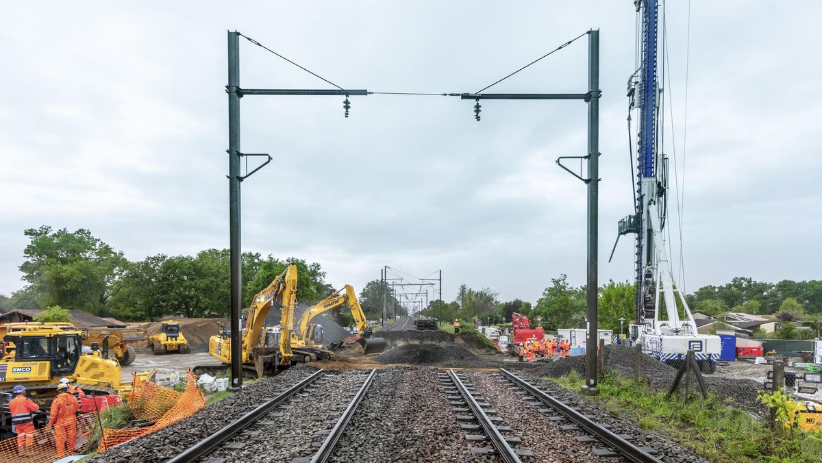 la ligne Bordeaux-Toulouse-Dax sous haute tension