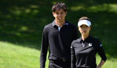 Quand Guillaume Canet joue au golf avec Alex Albon