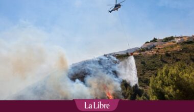 "Important feu de forêt" à Martigues, près de Marseille: deux hameaux confinés