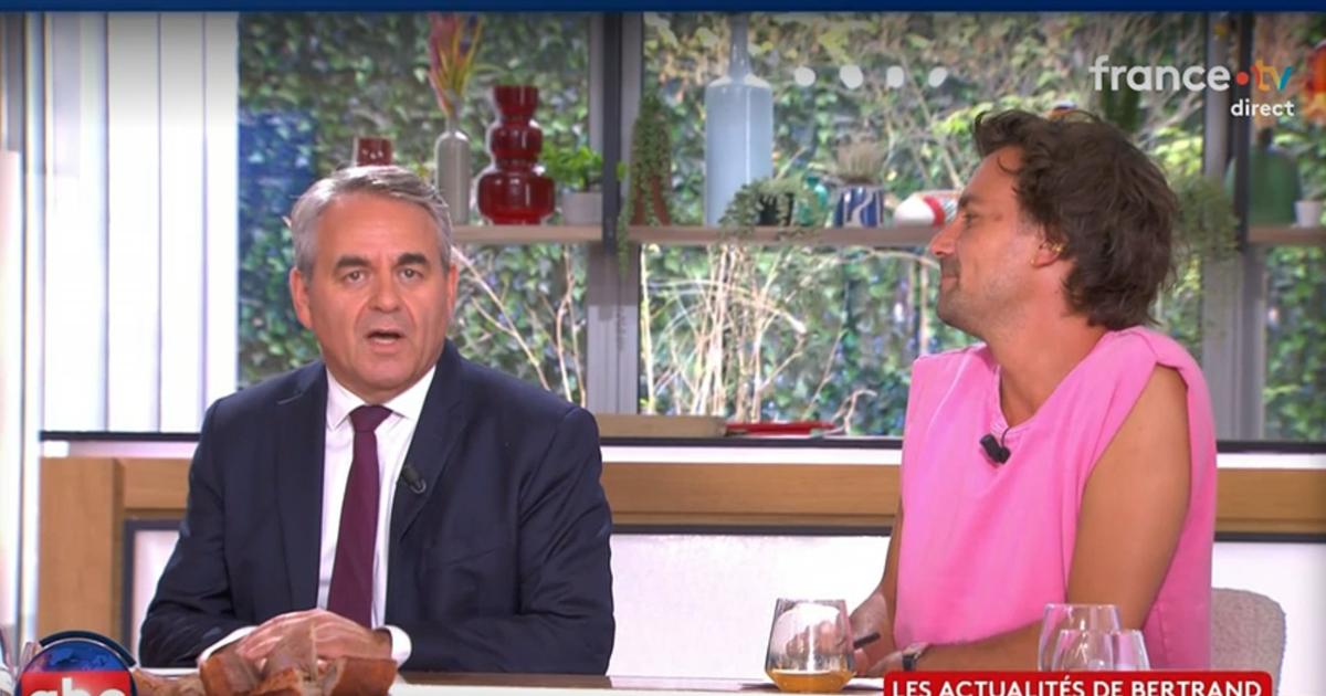Xavier Bertrand s’invite en comédien face à Bertrand Chameroy pour la dernière de la saison de «C à vous»