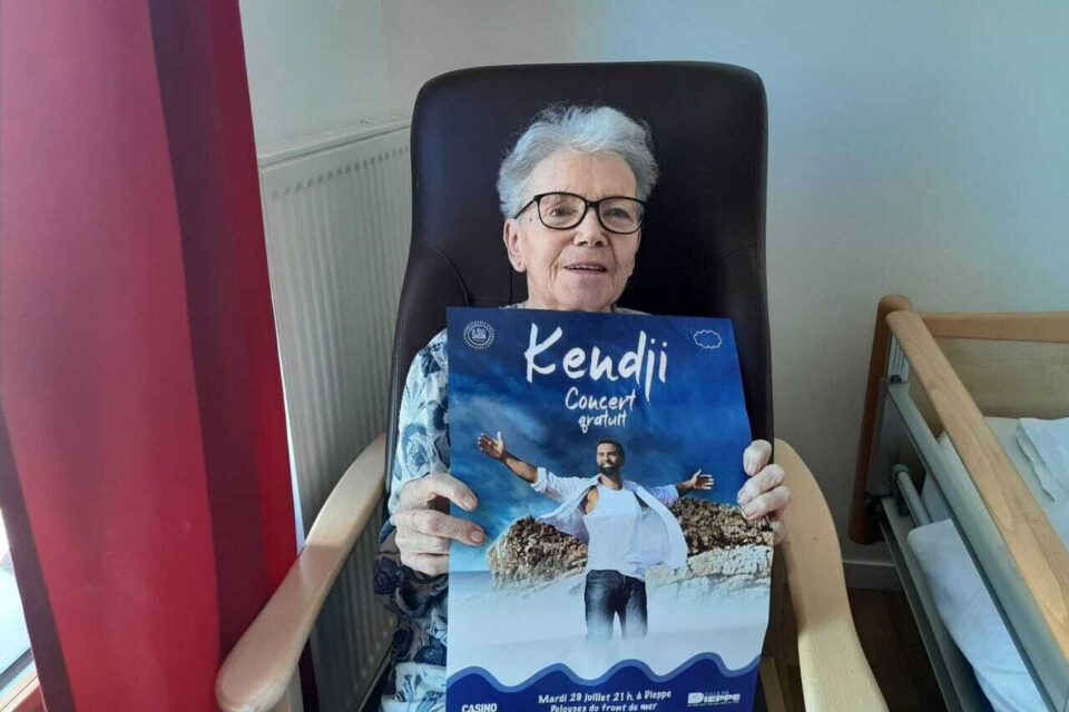 Jeanine Folliot, Ehpad Bonvoisin Dieppe Kendji Girac