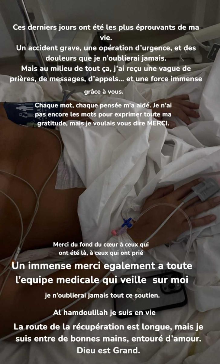 Le rappeur Anas donne des nouvelles après son accident de voiture au Maroc : « je n’oublierai jamais »