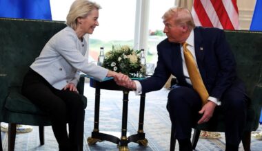 Donald Trump et Ursula von der Leyen trouvent un accord à l’arraché