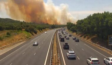Incendie sur l'A9 : circulation totalement interrompue entre Montpellier et Sète