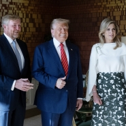 Donald Trump, Willem-Alexander et Maxima