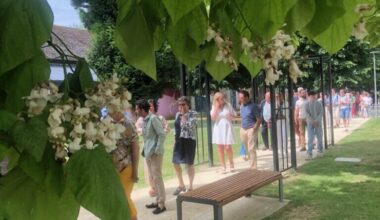 Le nouveau jardin traversant de Darnétal inauguré et nommé en hommage à Catherine Houx