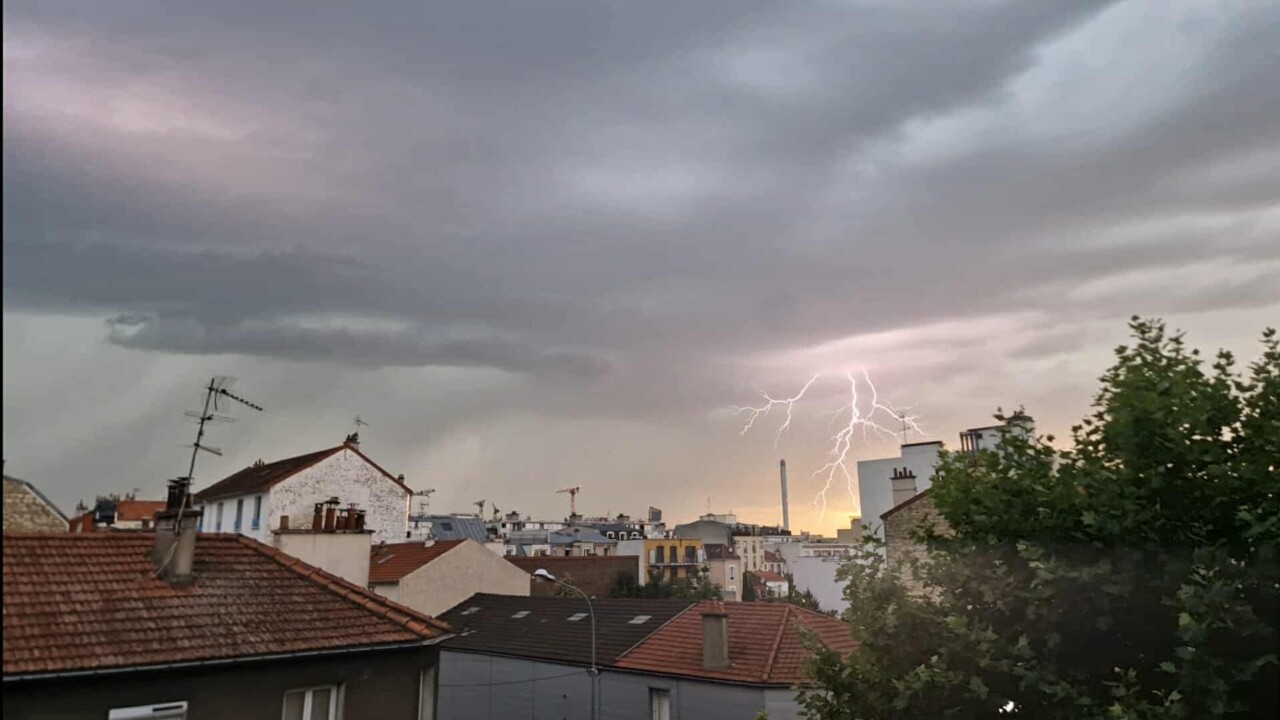 des orages et des températures en chute libre prévus ce week-end à Paris