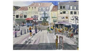 Remiremont – Romaric François expose ses aquarelles