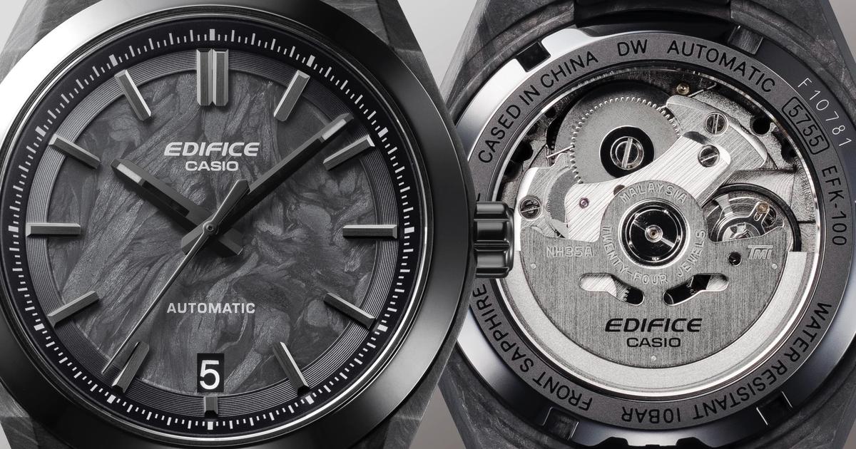 Casio lance les premières montres mécaniques de son histoire