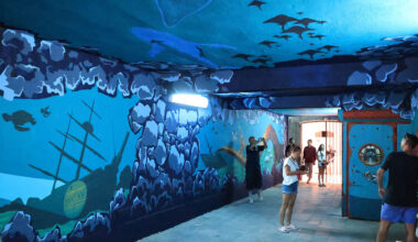 une nouvelle fresque pour plonger sous la mer