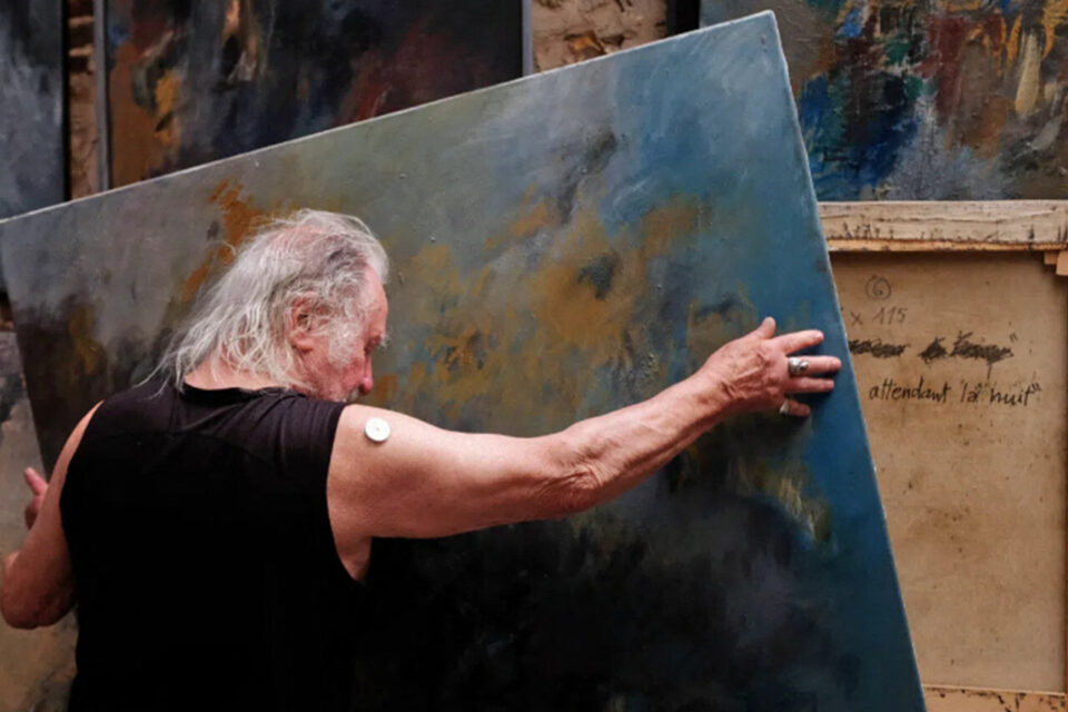 Christian Ferré dans son atelier