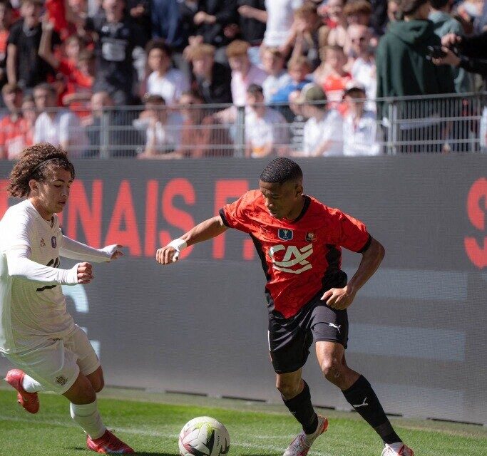Match de Gambardella entre le stade rennais et l'ogc nice