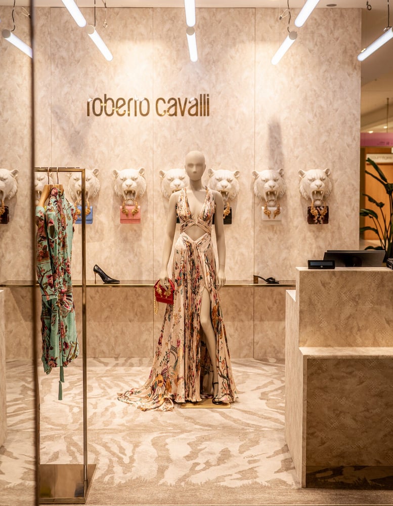 Roberto Cavalli revient à Paris avec un pop-up aux Galeries Lafayette Paris Haussmann