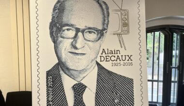 Lille. Un timbre à l'effigie du Nordiste Alain Decaux pour le centenaire de sa naissance