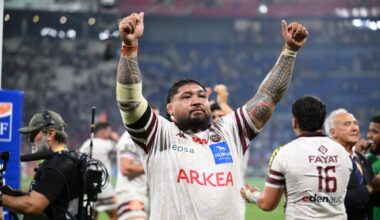 Le pilier de l'UBB Ben Tameifuna aperçu en tribunes pour Nouvelle-Zélande