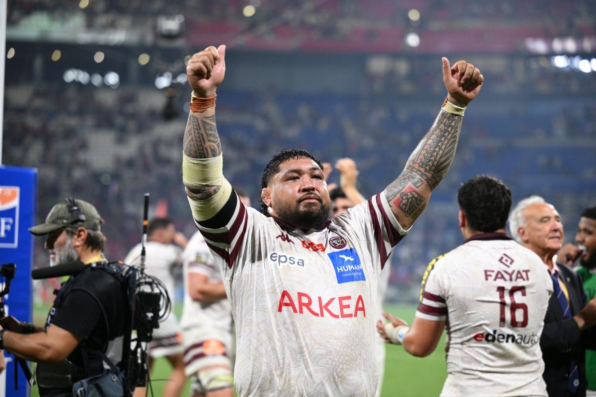 Le pilier de l'UBB Ben Tameifuna aperçu en tribunes pour Nouvelle-Zélande