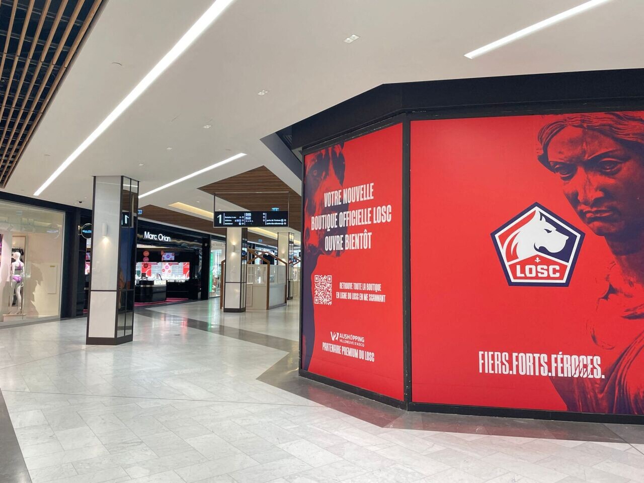 Le LOSC va ouvrir une nouvelle boutique dans ce centre commercial de la métropole de Lille !