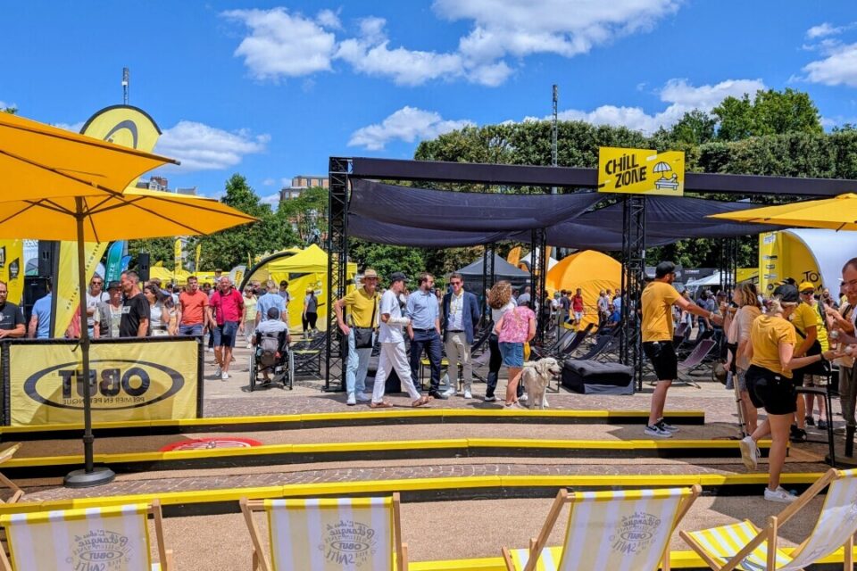 Stand de pétanque au Fan Park