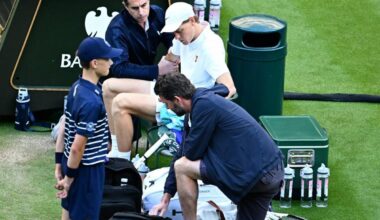 Jannik Sinner ne s'est pas entraîné mardi à Wimbledon, à la veille de son quart de finale contre Ben Shelton - L'Équipe