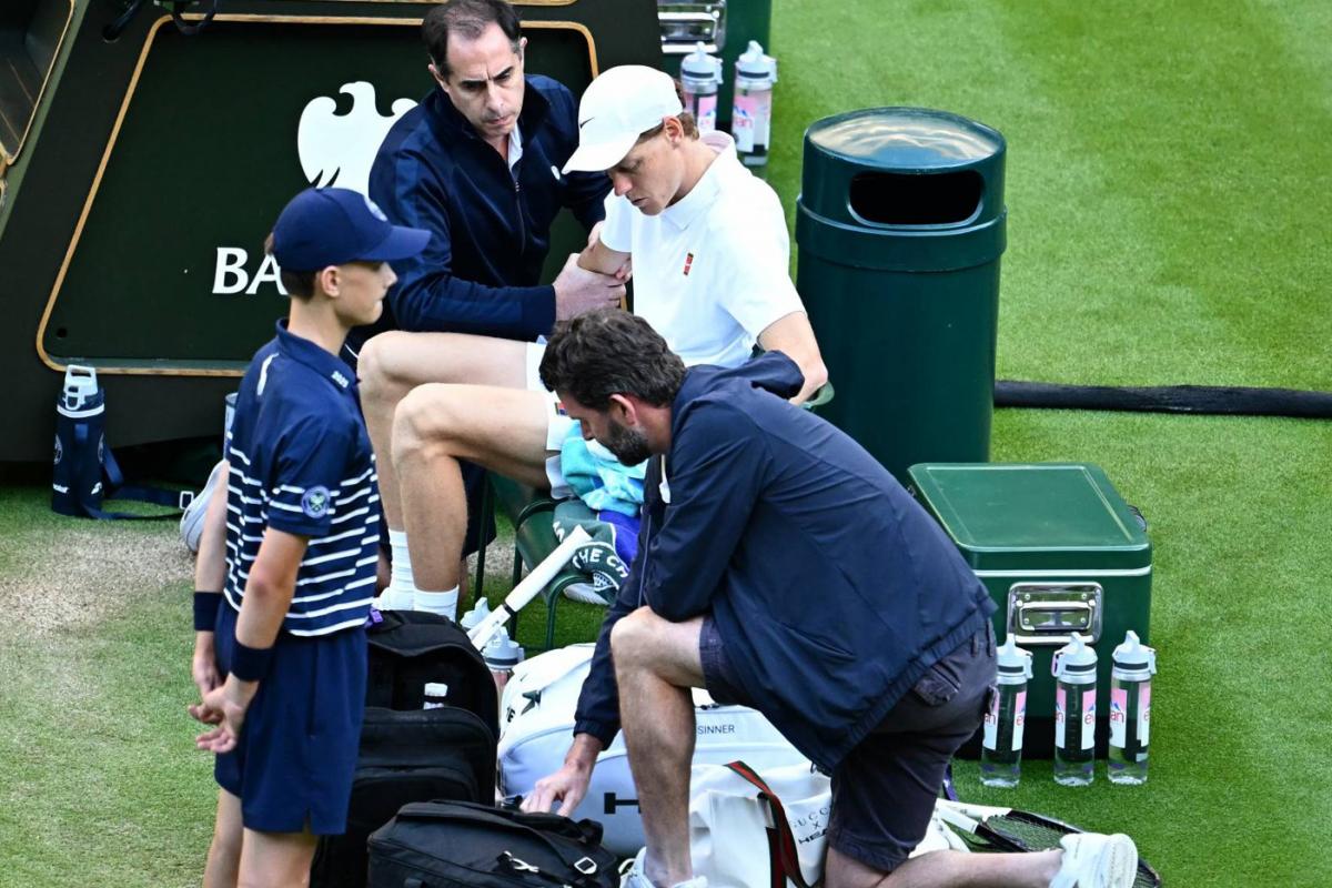Jannik Sinner ne s'est pas entraîné mardi à Wimbledon, à la veille de son quart de finale contre Ben Shelton - L'Équipe