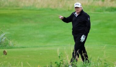 En Écosse, Donald Trump fait la leçon aux Européens entre deux parties de golf