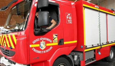 Au nord de Rennes, 39 pompiers mobilisés pour l’incendie d’un bâtiment agricole en pleine nuit