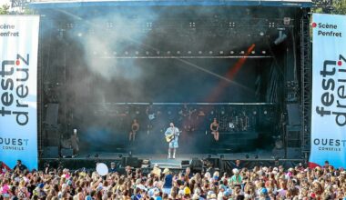 « On se disait qu’on était large pour le concert de Pierre Garnier » : des festivaliers en colère après des heures d’attente au Festidreuz de Fouesnant