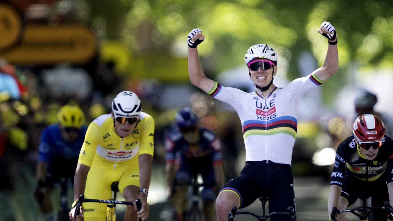 le Slovène a déjà électrisé le Tour de France à Rouen