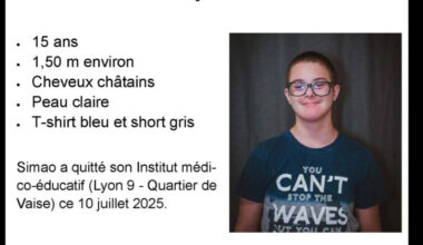 Un avis de recherche lancé après la disparition d’un jeune porteur de trisomie à Lyon