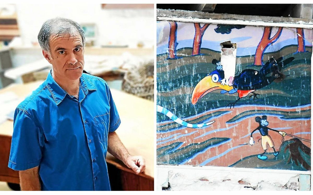 Ces fresques représentant Mickey avaient été sauvées in extremis à Roscoff : un appel est lancé pour financer leur restauration