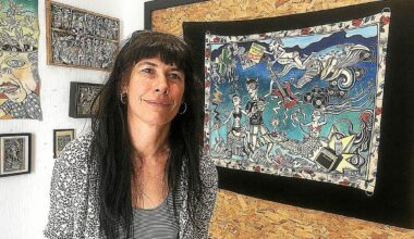 À Douarnenez, l’artiste Yseult Allais expose ses œuvres à l’Araignée, tout l’été