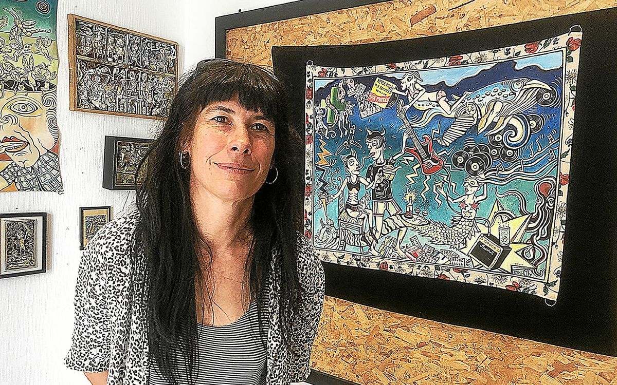 À Douarnenez, l’artiste Yseult Allais expose ses œuvres à l’Araignée, tout l’été