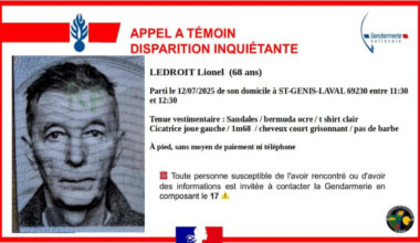 Lionel, 68 ans, a quitté son domicile sans téléphone ni argent