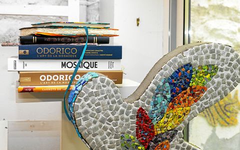 La famille Odorico ne cesse d’inspirer la mosaïste.