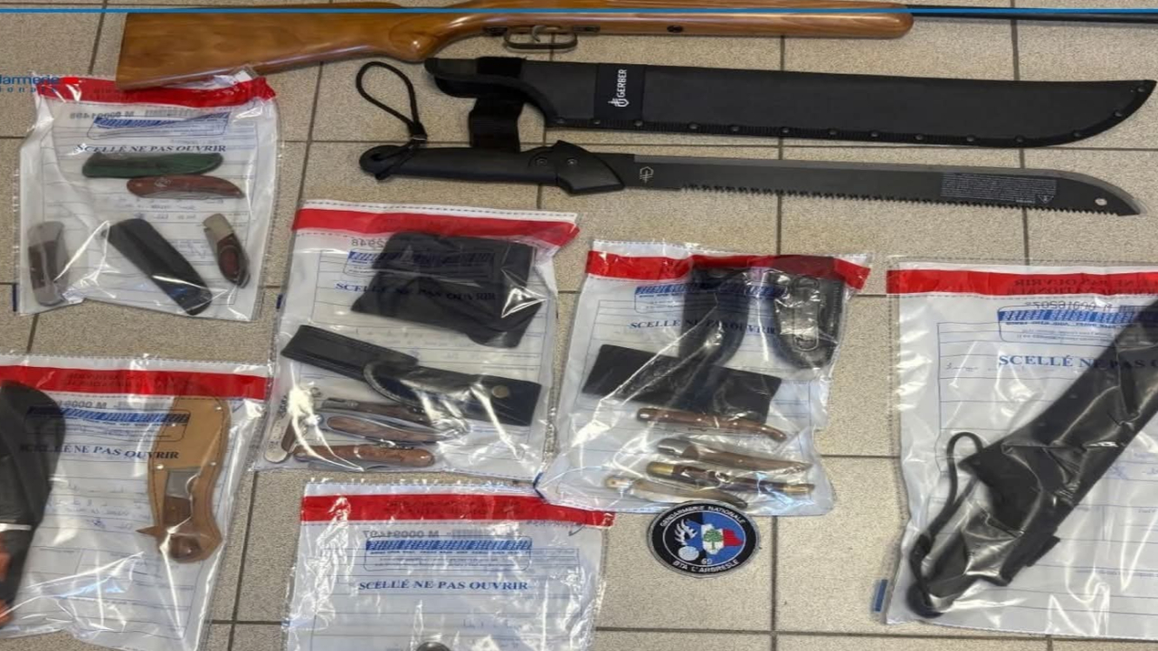 les gendarmes interviennent pour des violences intrafamiliales, ils découvrent un arsenal à la Rambo