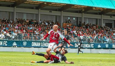 « On est encore loin d’être à 100 % » : buteur face à Rennes avec le Stade Brestois, Ludovic Ajorque lance sa préparation