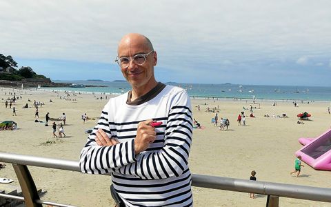 Bernard Werber revient chaque année avec plaisir partager un moment à Perros-Guirec.