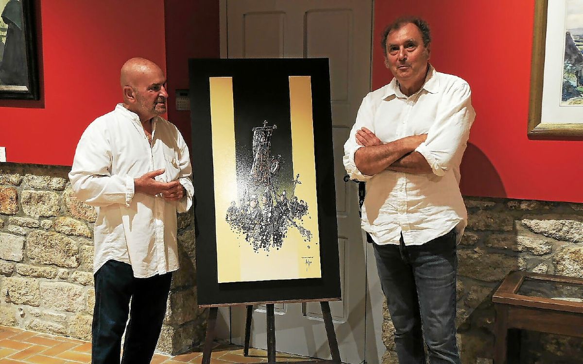 Le tableau d’Alain Coadou ayant illustré l’édition 2025 de la Grande Troménie de Locronan entre au musée Charles-Daniélou