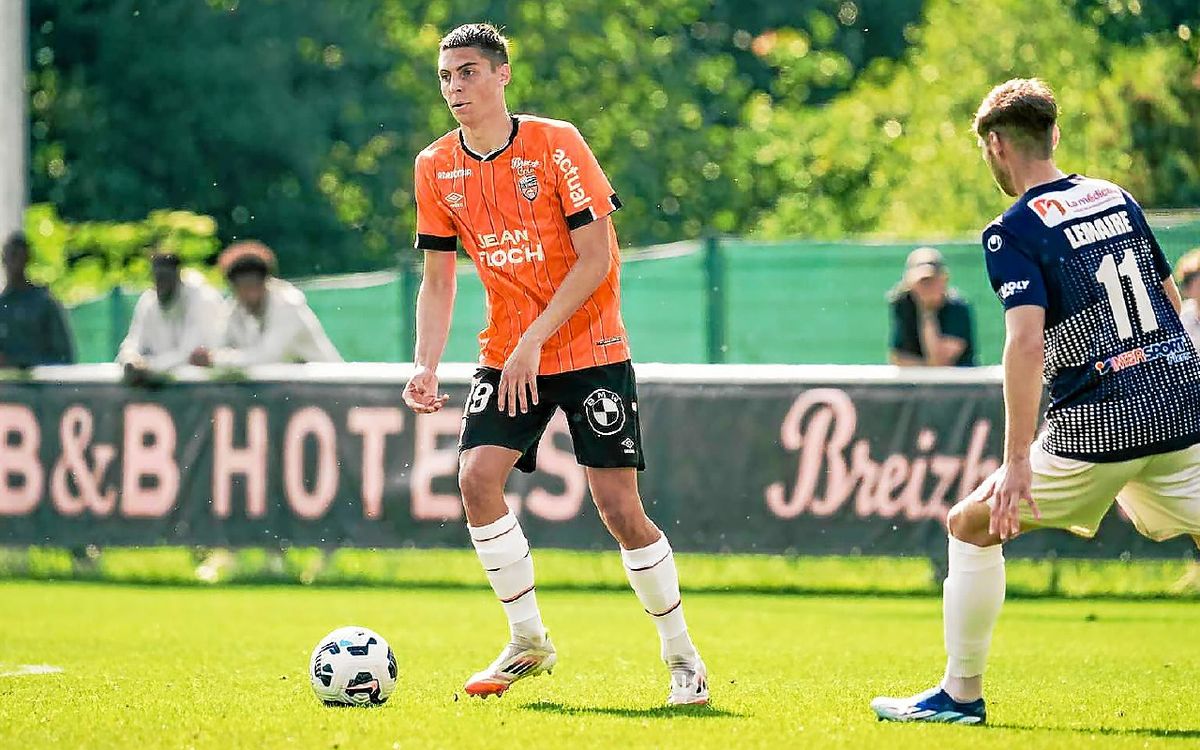 Le jeune joueur défensif du FC Lorient Enzo Genton prêté à un club de National